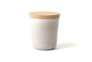 bocal de rangement en bambou